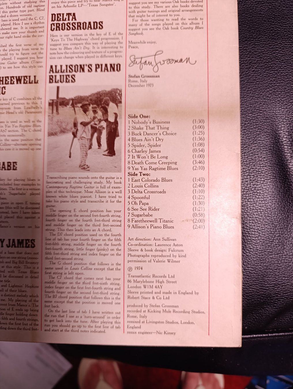 Schallplatten: Finger Picking Guitar – Gebraucht aus St-Cergue von Neviana 2