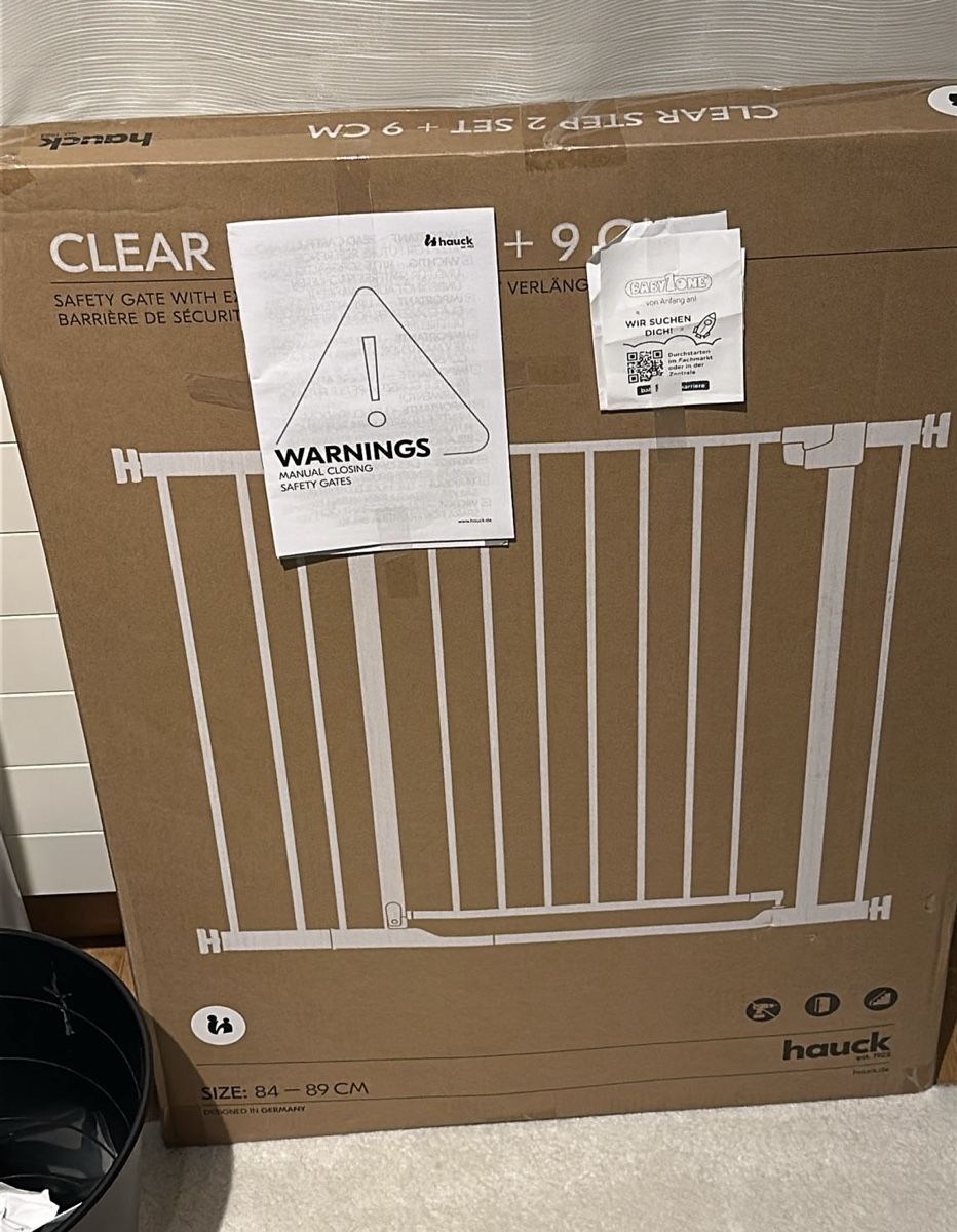 Hauck Box & Barriere di sicurezza: Kindergitter - HAUCK Clearstep +9cm Verlängerung – Nuovo (secondo la descrizione) da Gisikon venduto da raphael-rsm 3
