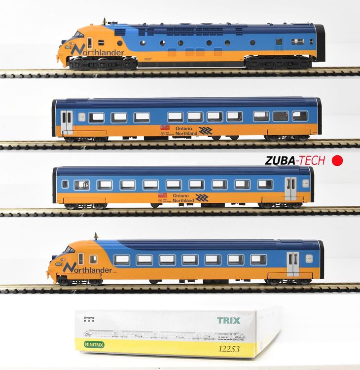 Trix 12253 Diesel-Triebwagenzug Northlander Spur N OVP (Neu (gemäss ...