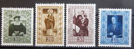 Liechtenstein Kat. 311-314 * 1953 Kat. 60 Euro