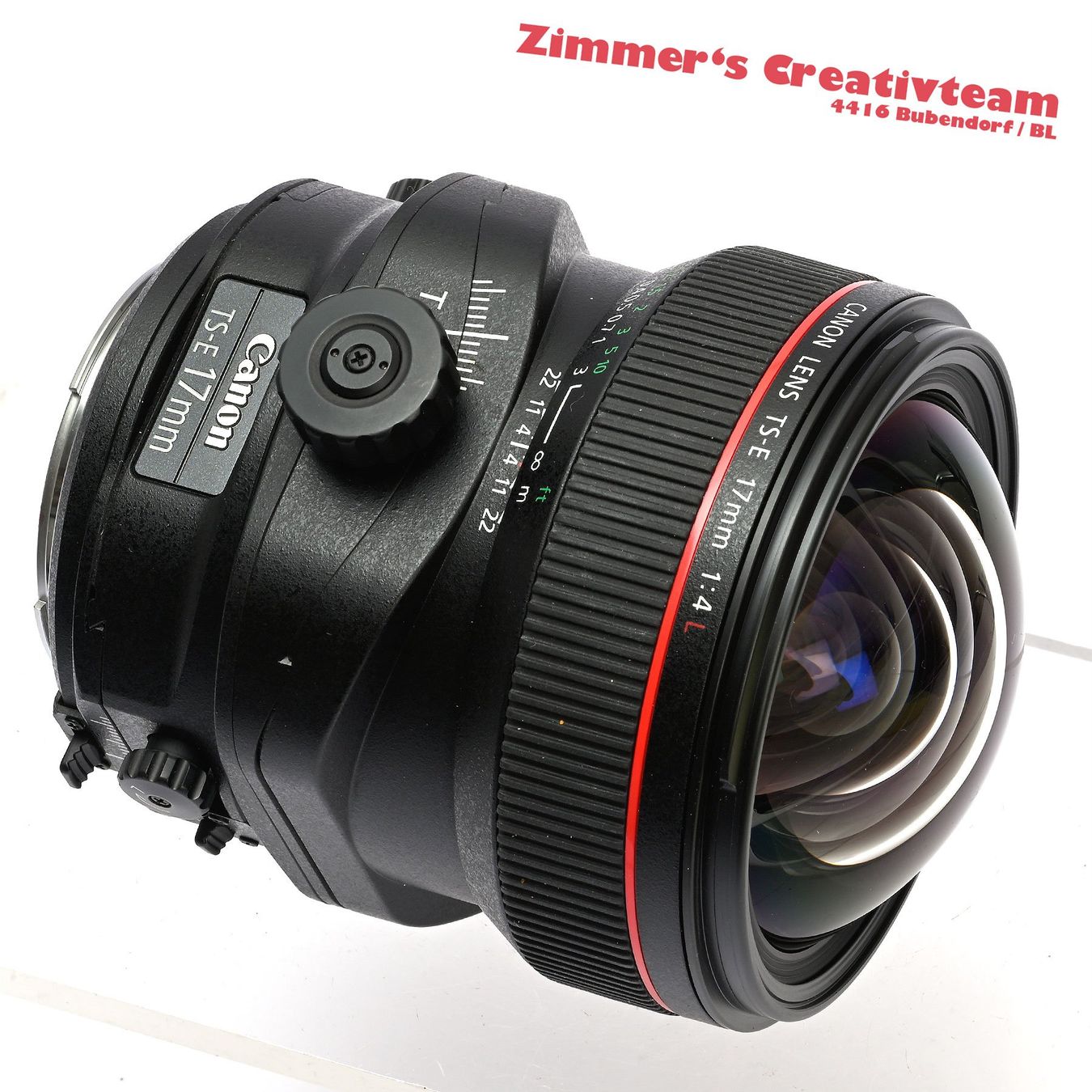 Canon Objektive: Canon Lens EF TS-E 17mm 4.0 L, Shift-Super Weitwinkel – Gebraucht aus Bubendorf von zimmers_creativteam