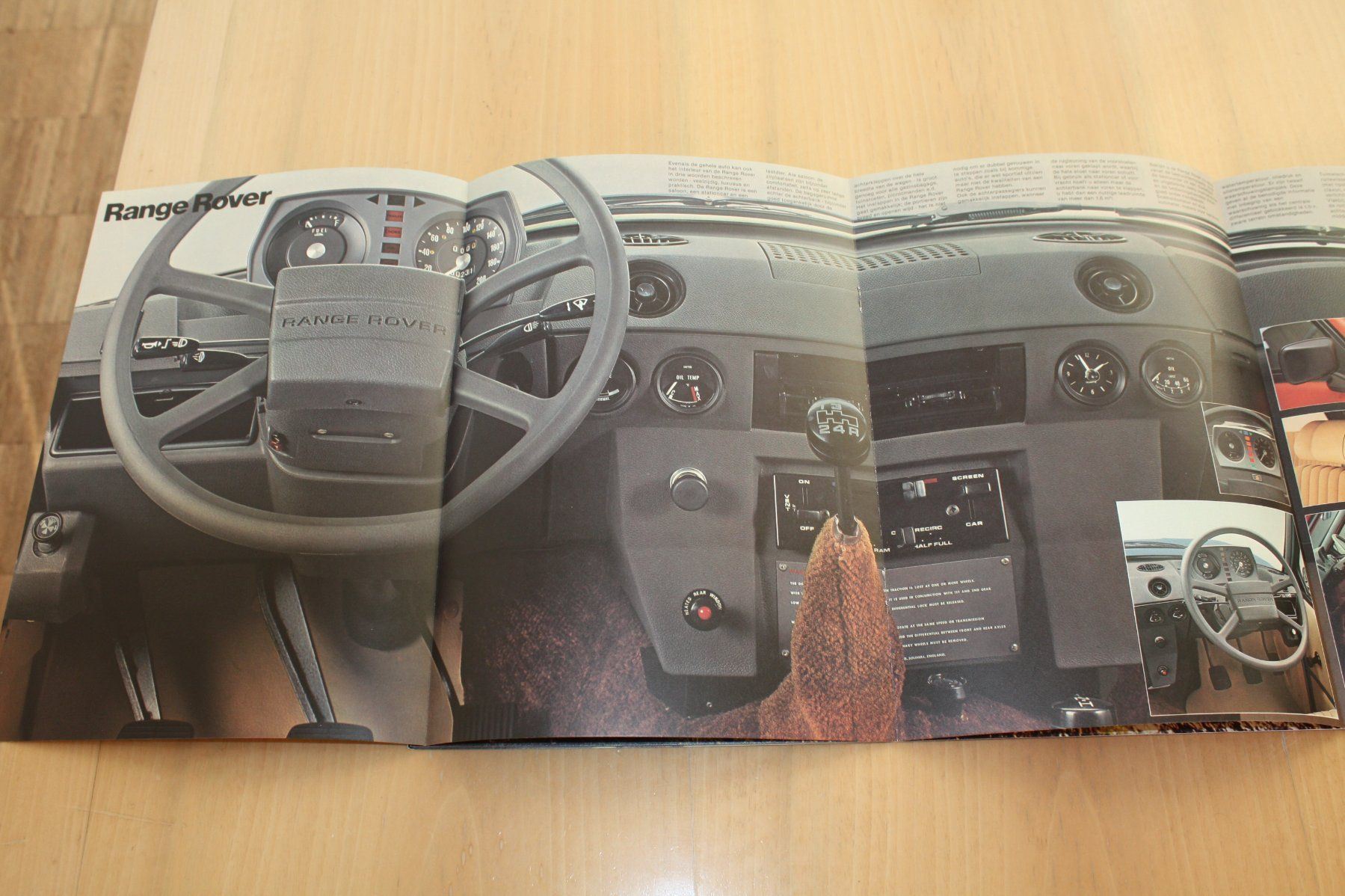 Land Rover Documenti: Range Rover Classic Prospekt NL – Usato da Wikon venduto da erwin400 6