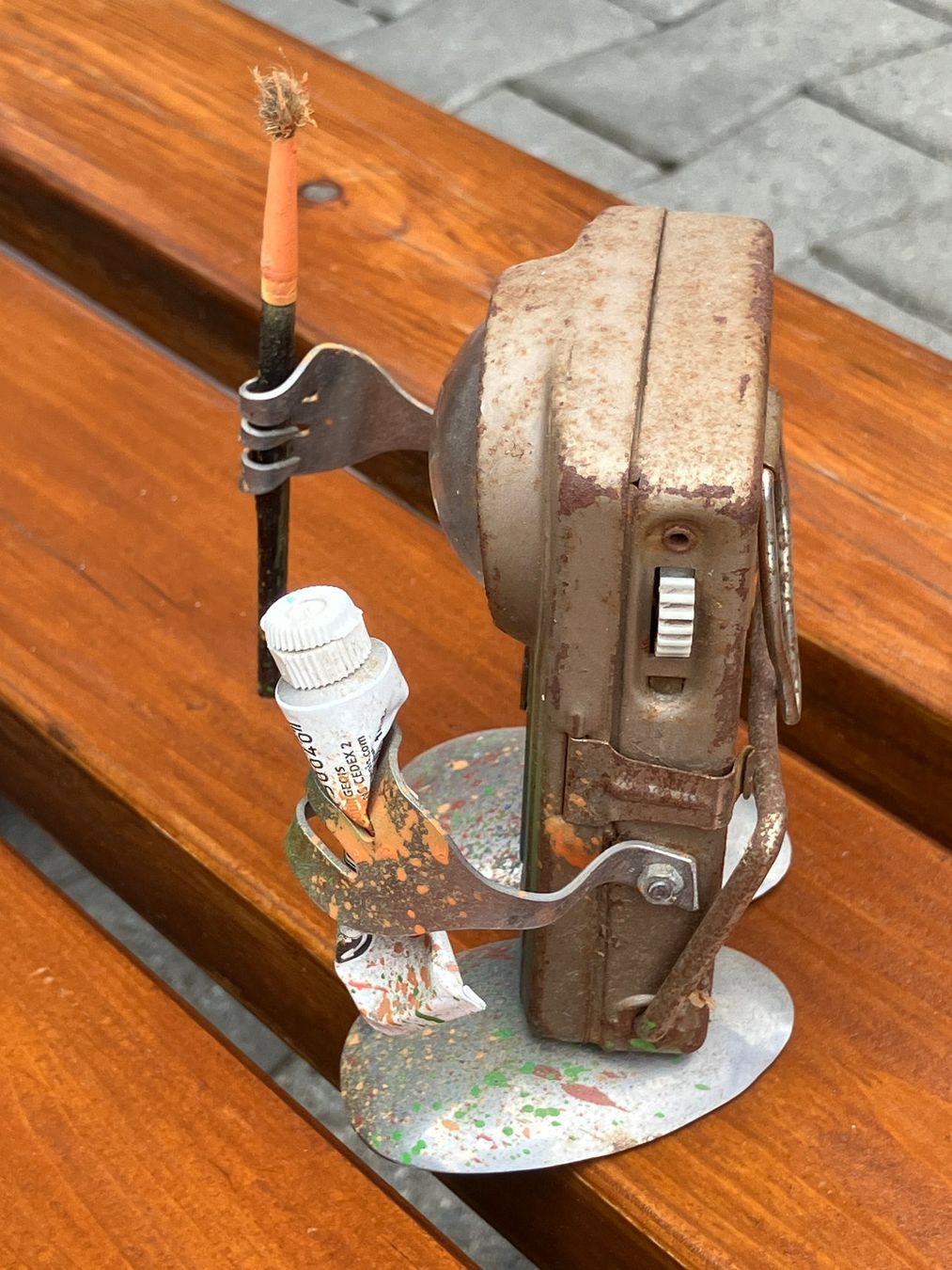 Lampen: Vieille lampe de poche customisée – Gebraucht aus Ovronnaz von LesBidochons 3