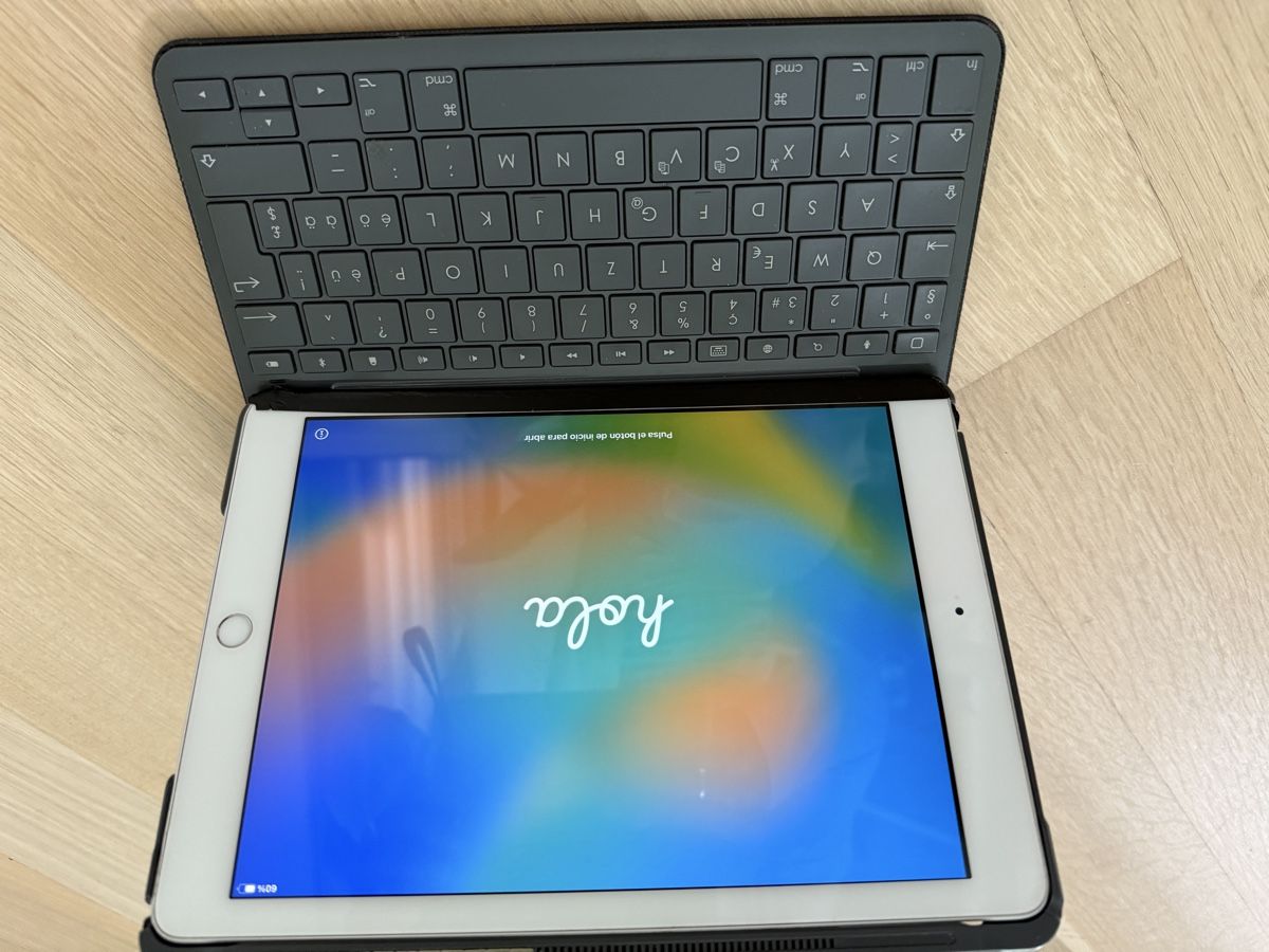 Apple Tablet PC: Apple ipad 5. Generation Wifi MIT Logitech Tastatur – Usato da Solothurn venduto da SusanneL01 2
