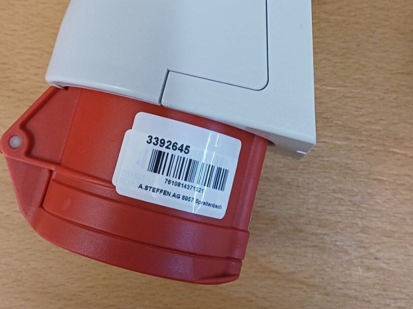 Spine: CEE 16 Stecker und Dose 5-polig, NEU – Nuovo (secondo la descrizione) da Au TG venduto da aatec_105 1