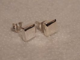 Ohrstecker Sterling Silber 925 - Square