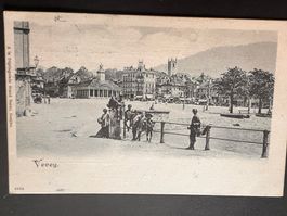 Postkarte Vevey 1900 (P128)