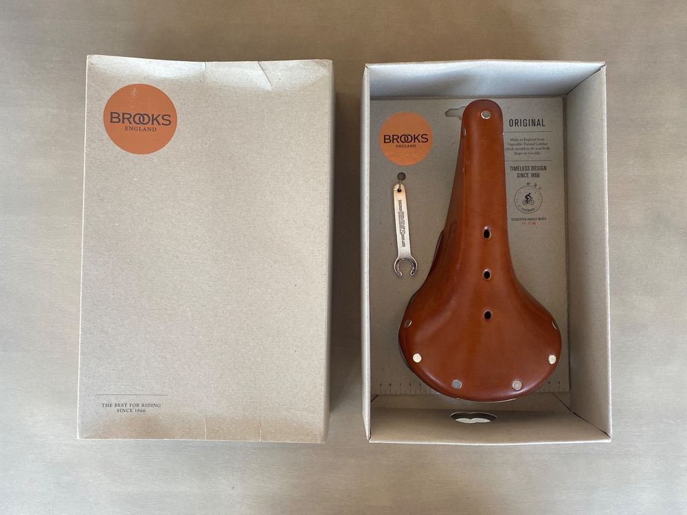 brooks bike saddle