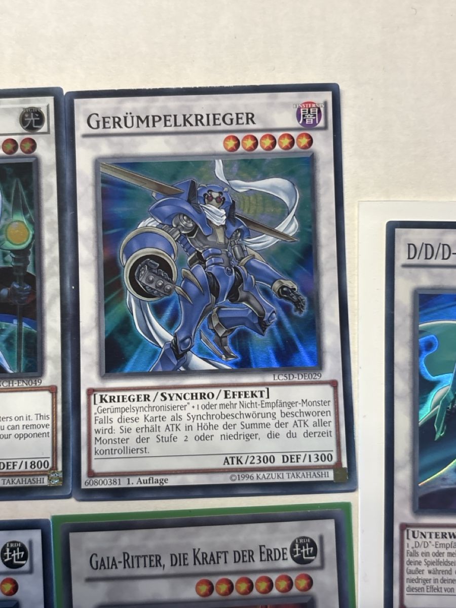 Yugioh Carte collezionabili: Yugioh Synchro Paket 7X Super Rare – Usato da Speicherschwendi venduto da YugisKartenKammer 3