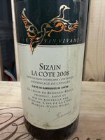 1 bouteille Sizain 2008 vins vivants de B.Ravet (rare)