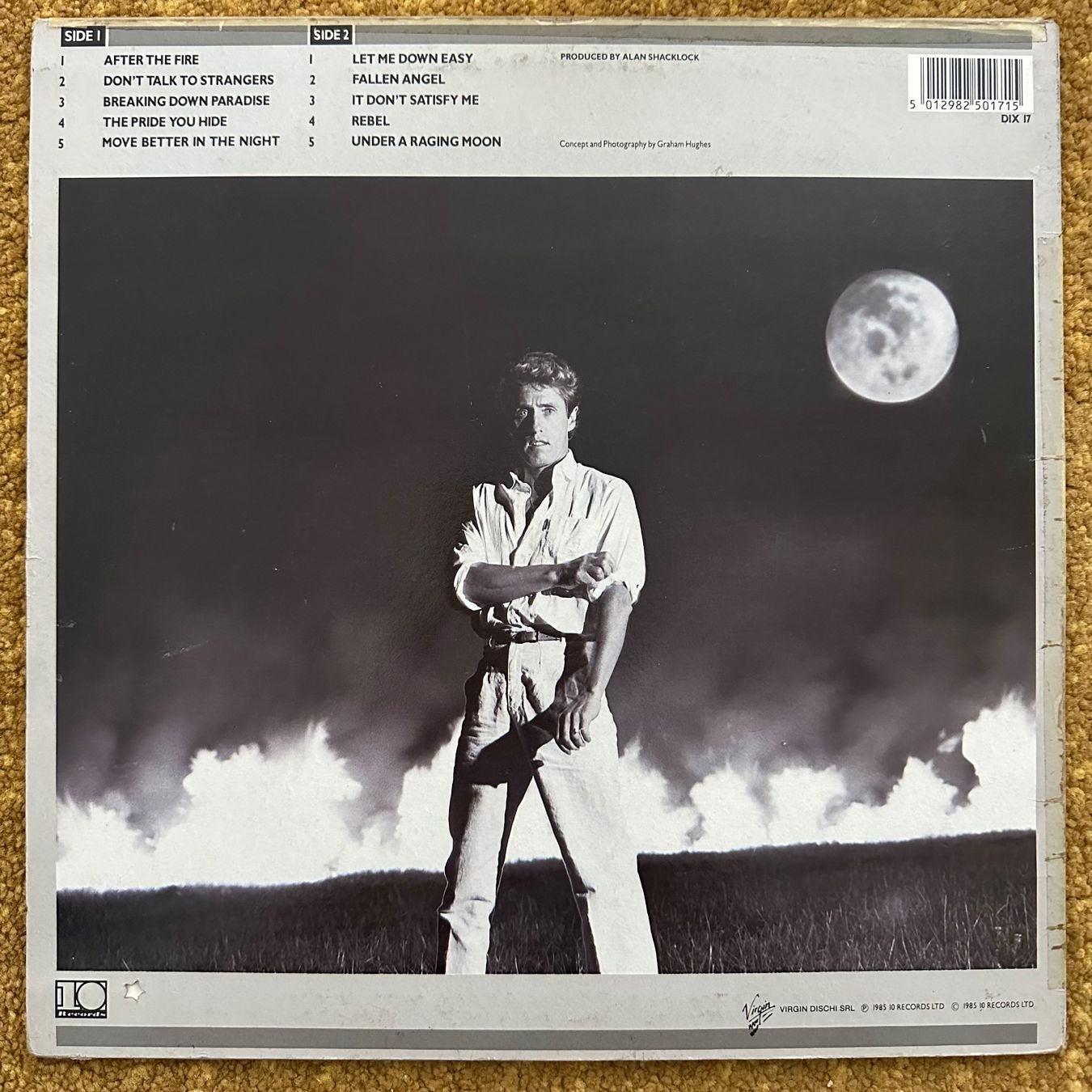Dischi in vinile: LP - Roger Daltrey – Under A Raging Moon – Usato da Breganzona venduto da Onairda75 1