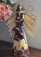 Schöne Engel-Figur mit Harfe, Top Zustand!