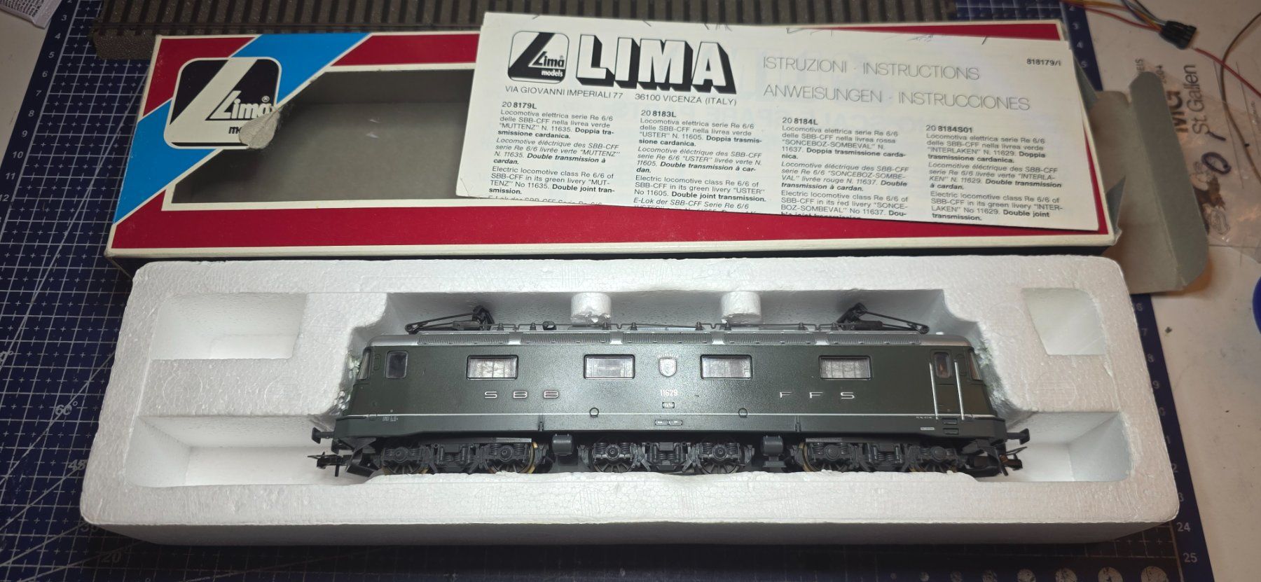 Lima Modellini di ferrovie: Lima Re6/6 11629 HO/DC Analog – Usato da Hochfelden venduto da Danizh0