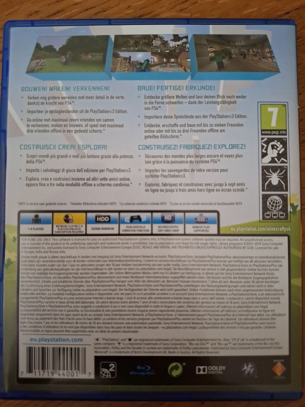 Spiele: Minecraft playstation 4 edition Spiel ps4 – Gebraucht aus Spiegel b. Bern von bumblebee1625 1
