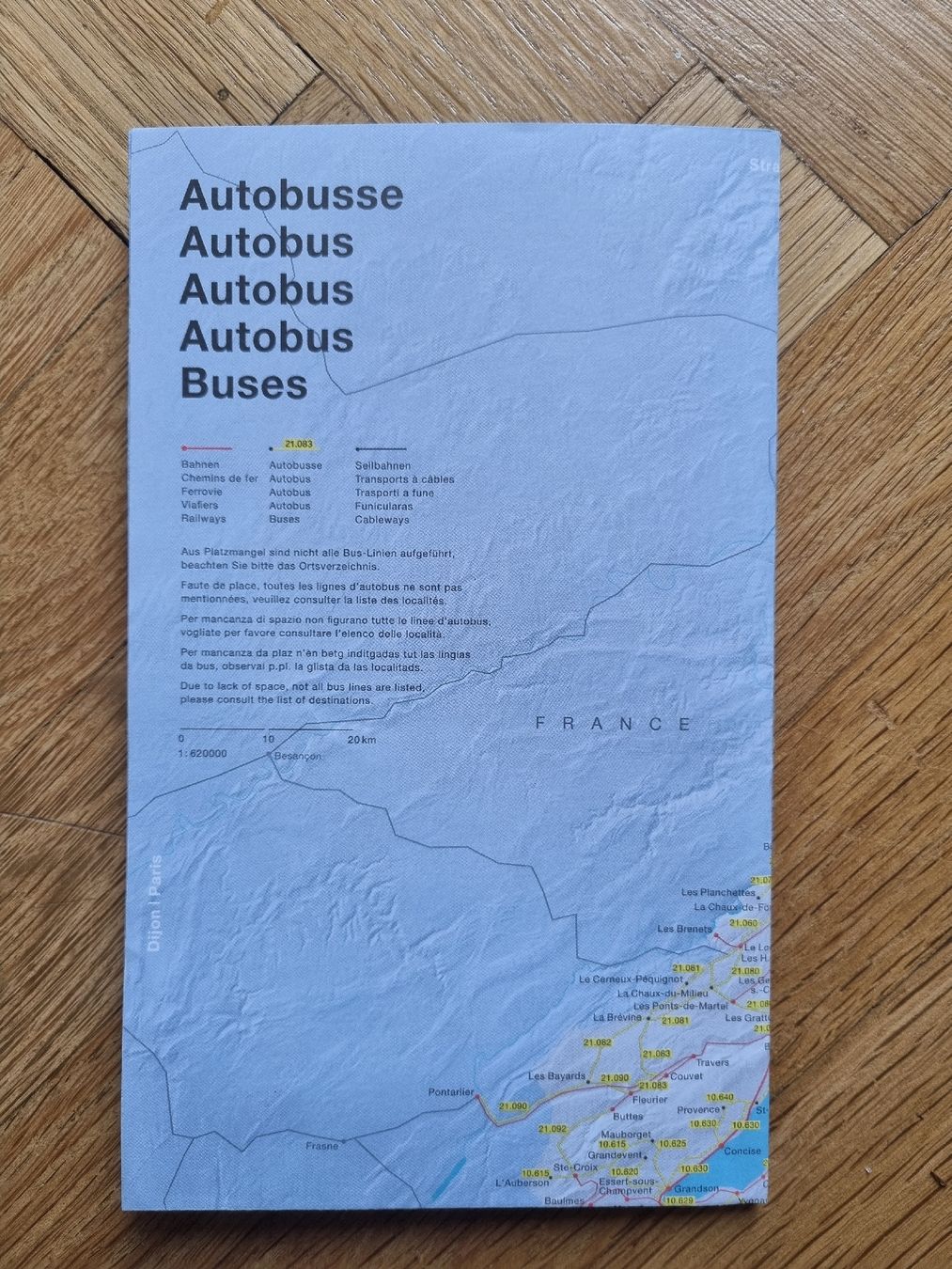 Cartine & Atlanti: Mappa Rete Autobus Svizzera – Nuovo (secondo la descrizione) da Minusio venduto da Samuel__b
