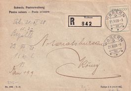 Francozettel auf Brief