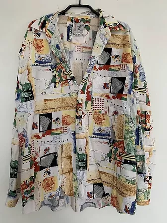 Oversized-Herrenhemd
