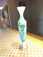 Art Deko Opalinglas Blumenvase Handbemalt um 1930j Top