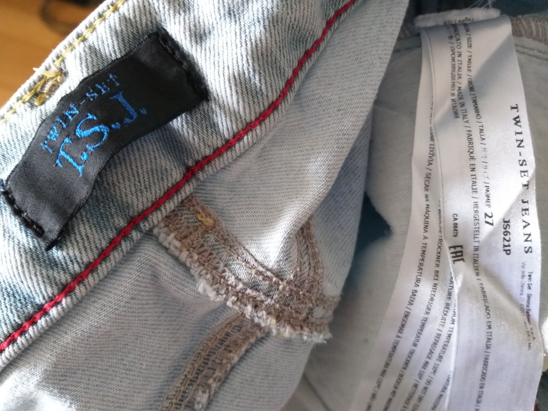 Twinset Jeans: TWIN-SET SIMONA BARBIERI Jeans SLIM taille / Grosse 27 – Usato da Cossonay-ville venduto da Super-Price-Quality 9