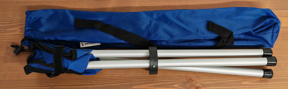 Hocker: Dreibein Hocker Campingstuhl blau – Neu (gemäss Beschreibung) aus Rheinsulz von Dred 1