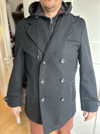 Casa Blanca Wintermantel, Schwarz, Grösse S - Top! 50