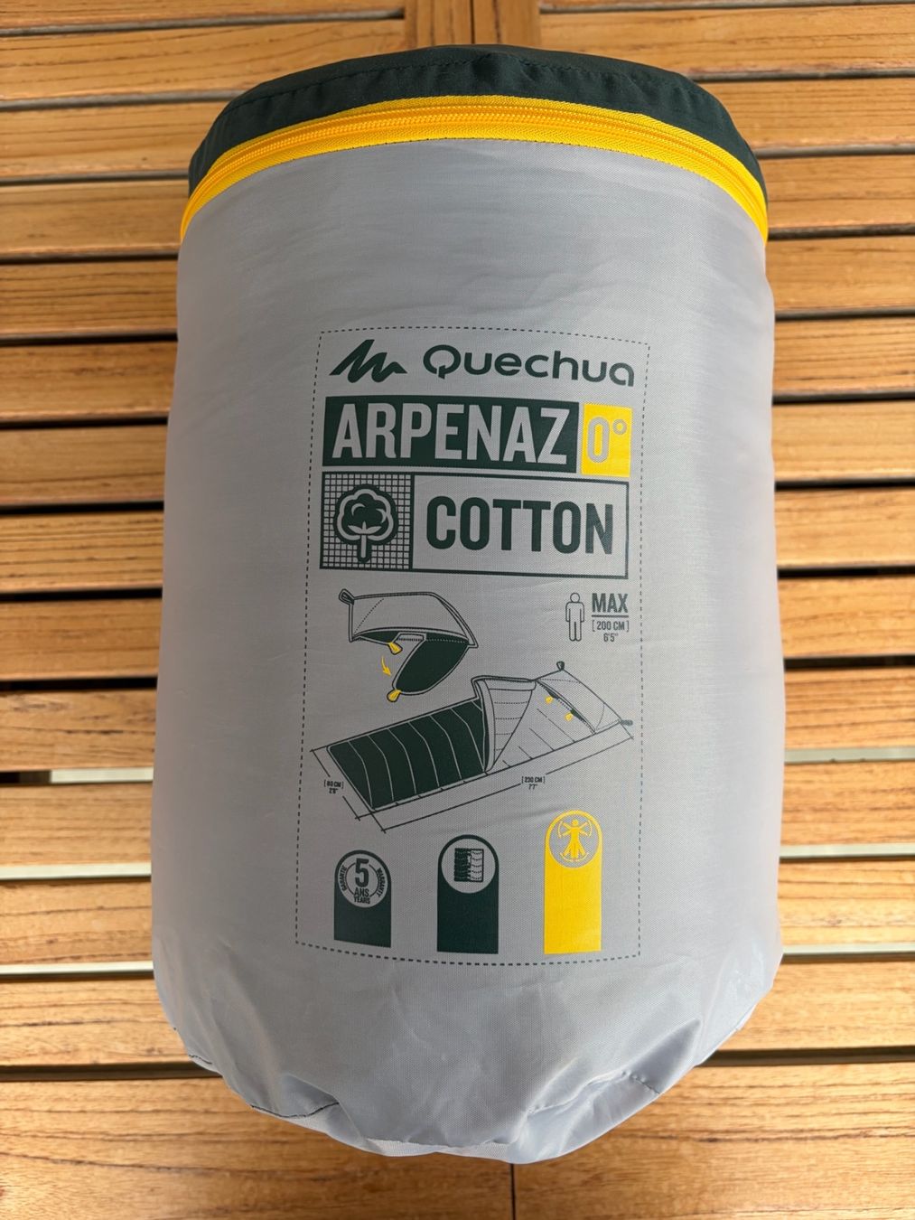 Sacchi a pelo: Schlafsack 0 °C Arpenaz Cotton – Usato da Adliswil venduto da gbehets 6