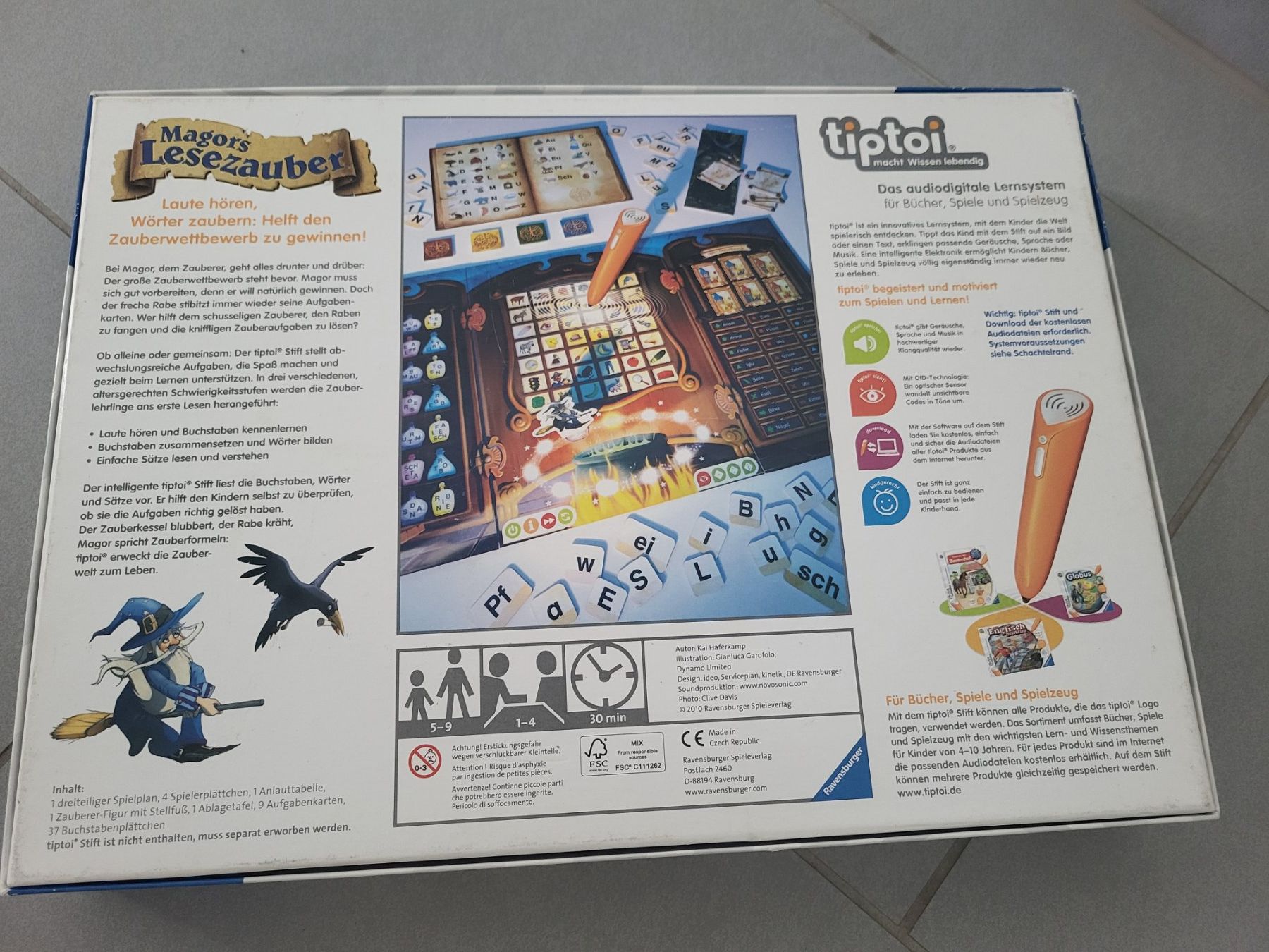 Tiptoi Giochi: Tip Toi Magors Lesezauber Lernspiel – Usato da Boswil venduto da i12i 1