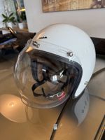 Vespa Damen Jethelm Grösse S – Weiss – mit Visier – Retro