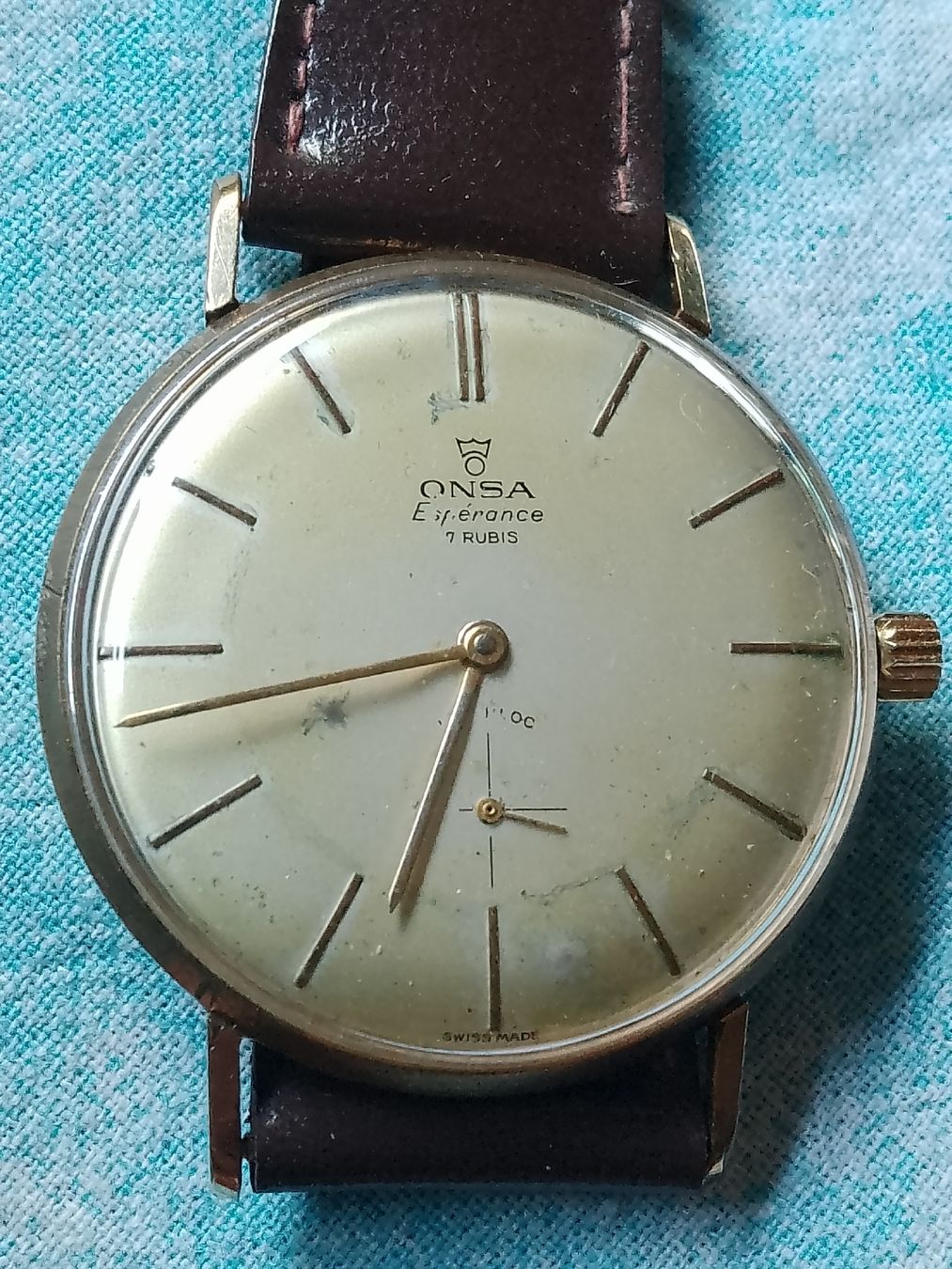 Montres: Onsa Antik handaufzug 35mm läuft super – D'occasion à Agno par sam2608