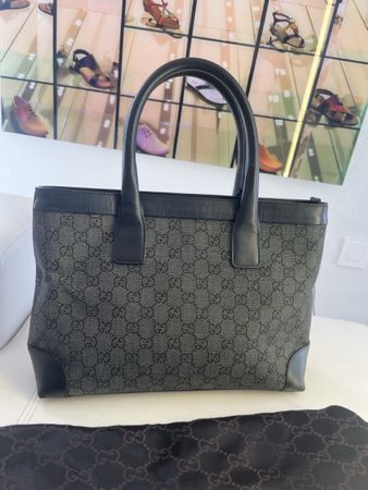  Gucci toile GG/ cuir noir, made in Italy, état neuf ♠️🤩