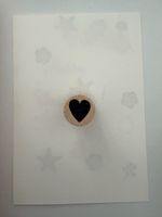 Rubber stamp: heart - new 