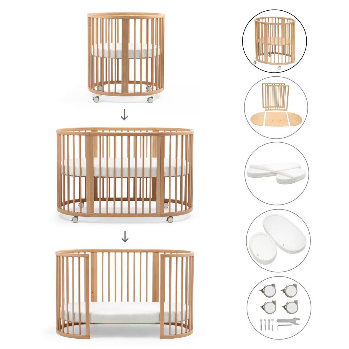 Betten: Kinderbett Stokke Sleepi Full Bundle – Gebraucht aus Luzern von RPST80 2