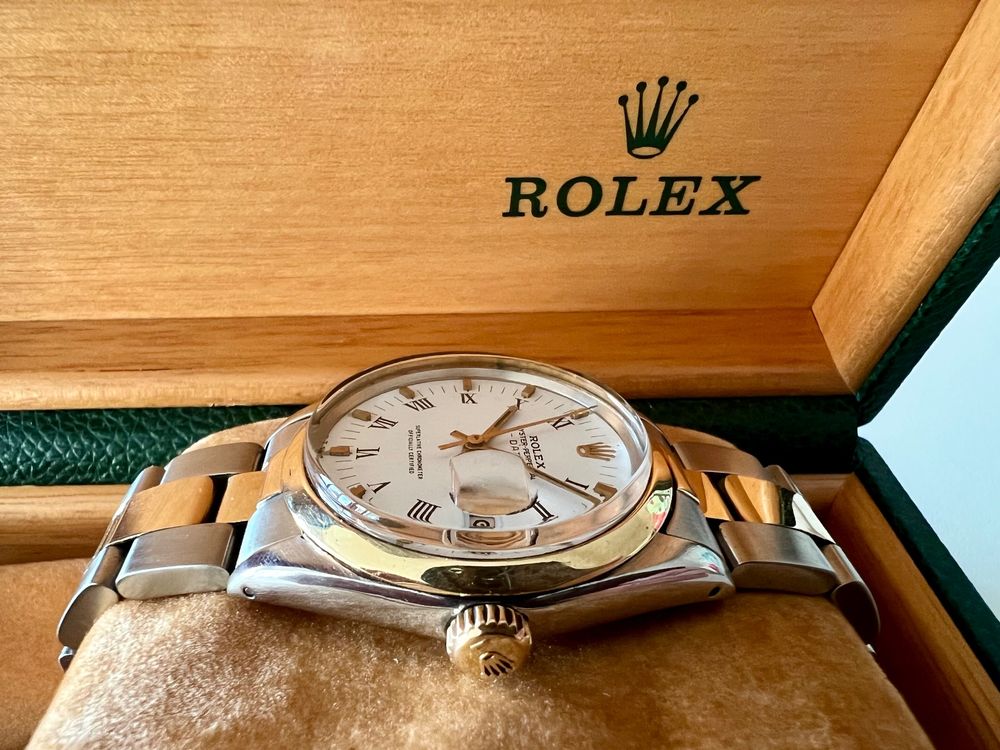 Rolex Orologi: ROLEX Oyster Perpetual Date, 1500, Automatic, Steel-Gold – Usato da Le Mont-sur-Lausanne venduto da LycaGallery 4