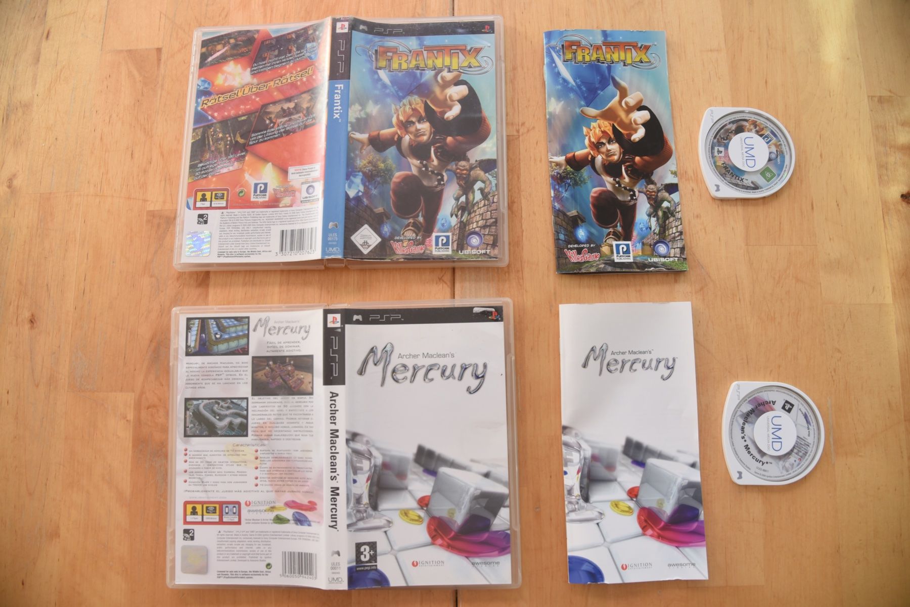 Giochi: Frantix + Mercury (CIB) – Usato da Frenkendorf venduto da gelbeZinnie