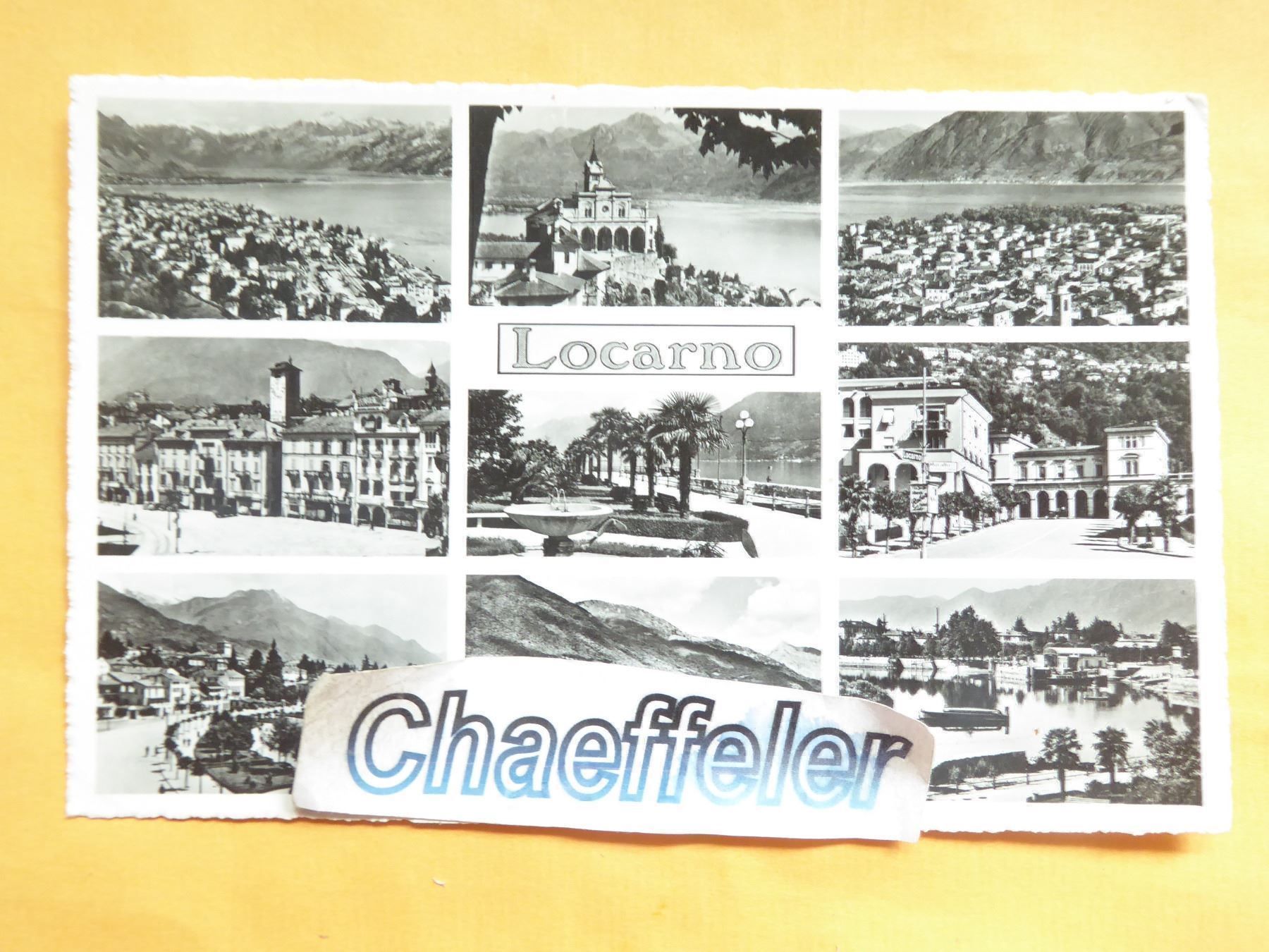 Ansichtskarten: 1950 Locarno – Gebraucht aus Zürich von Chaeffeler