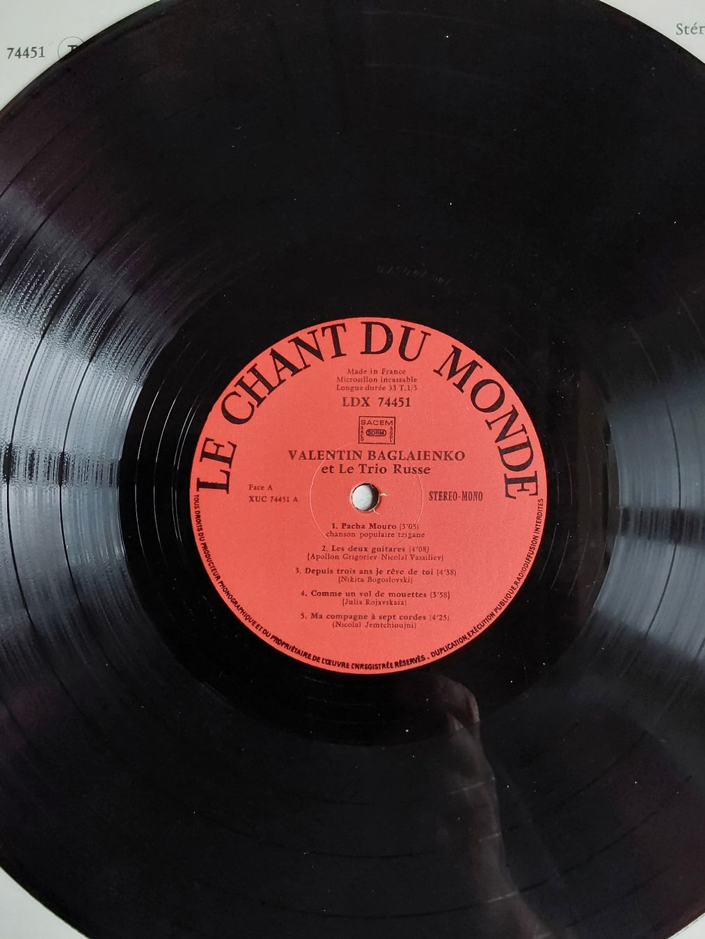 Schallplatten: Vinyl LP - Chants Tziganes – Gebraucht aus Villeret von Fil11 2