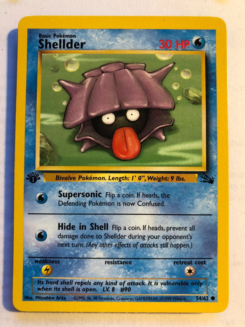 Carte collezionabili: Shellder 1st Fossil - NM - ab 1.- – Usato da Giubiasco venduto da dan_pr8b