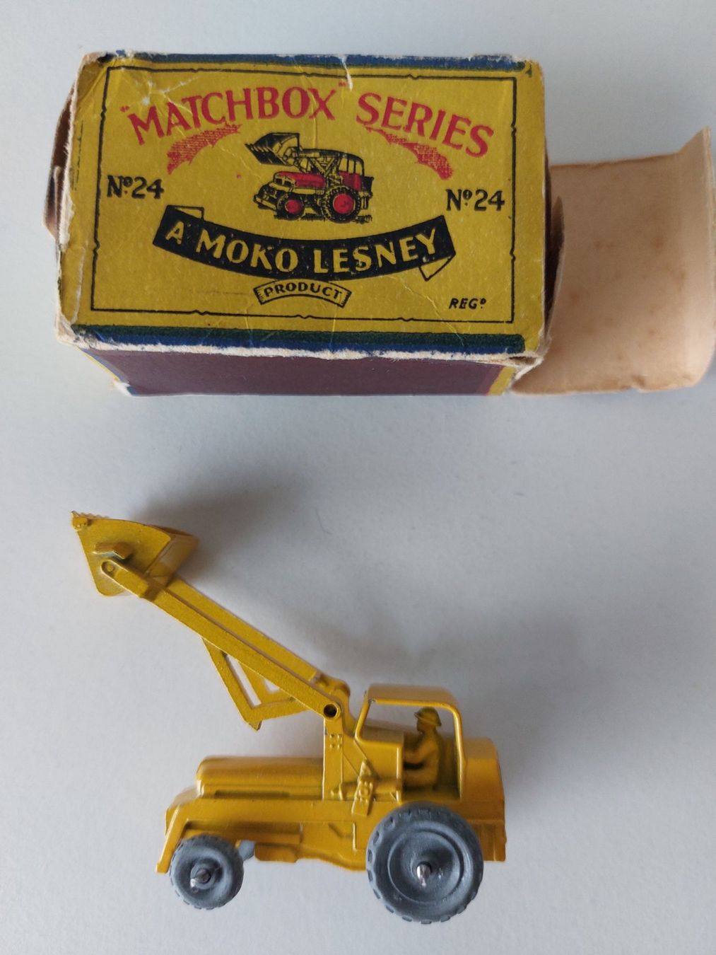 Matchbox Modellautos: Matchbox Lesney Nr. 24A Bagger Watherhill Hydraulic – Gebraucht aus Schenkon von Elbarto007 3