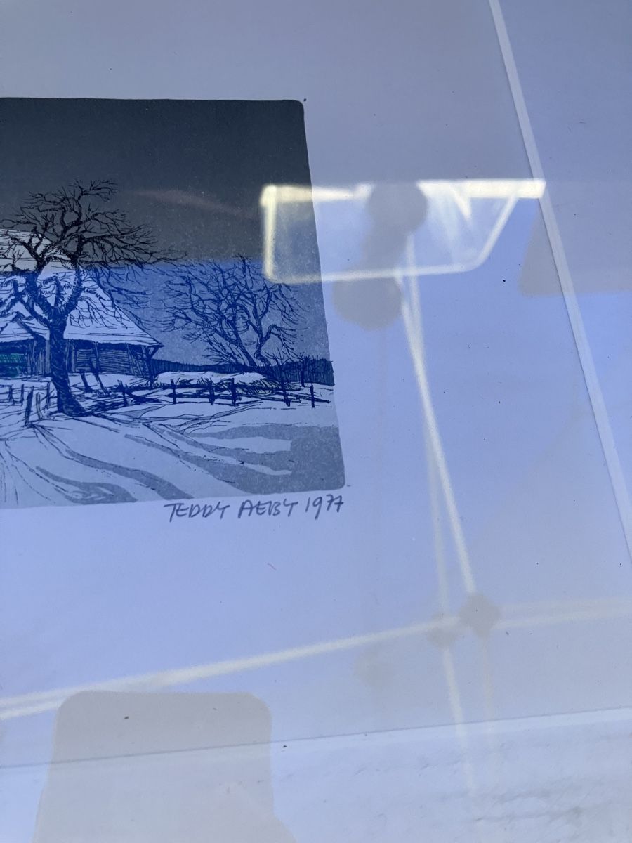 Grafica & Litografie: Lithographie Teddy Aeby – Usato da fribourg venduto da Retroverso 3