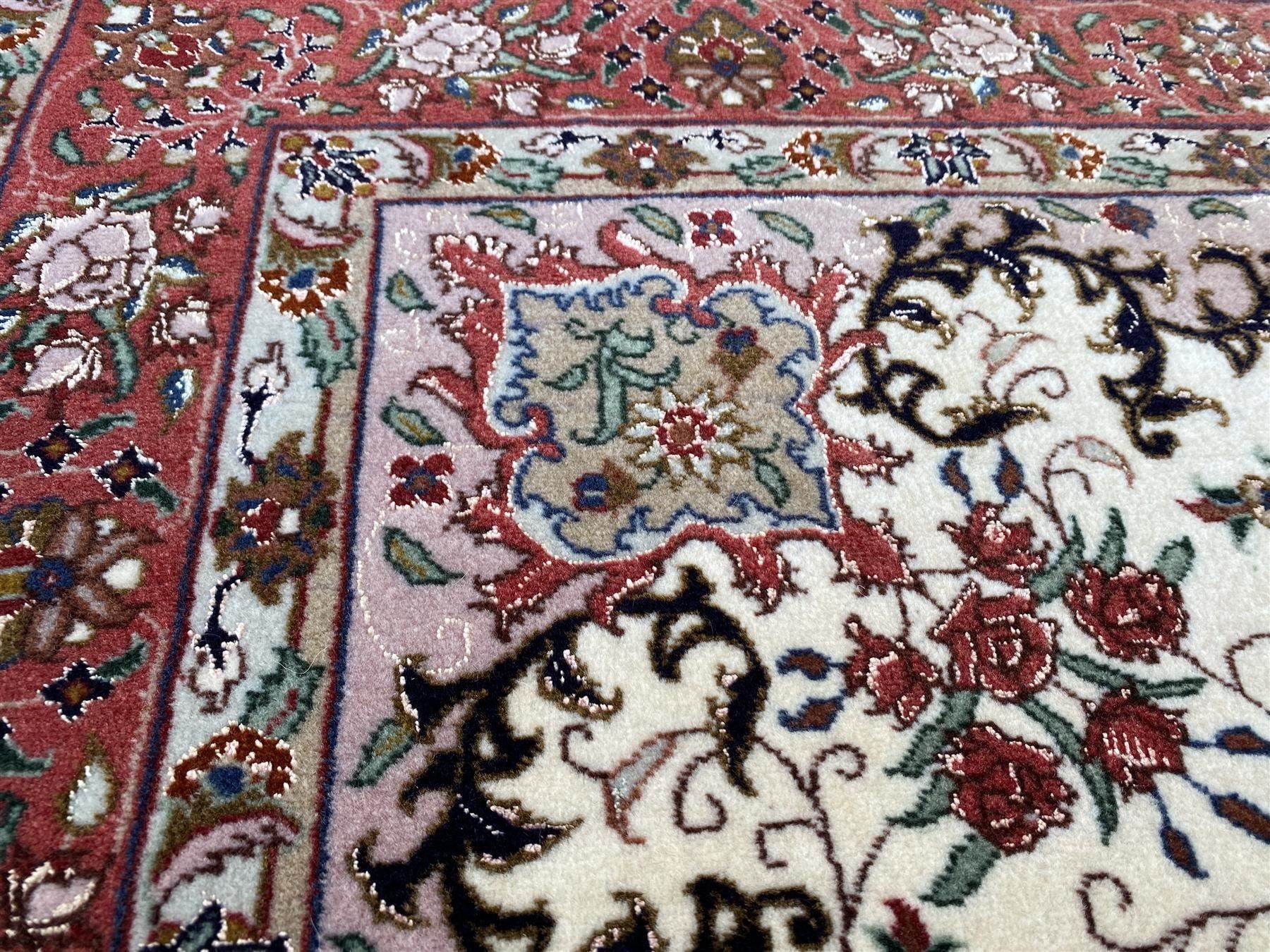 Tappeti: Herrliche Tabriz Korkw. m. Seide 142x103 – Usato da Steinhausen venduto da Super05 3