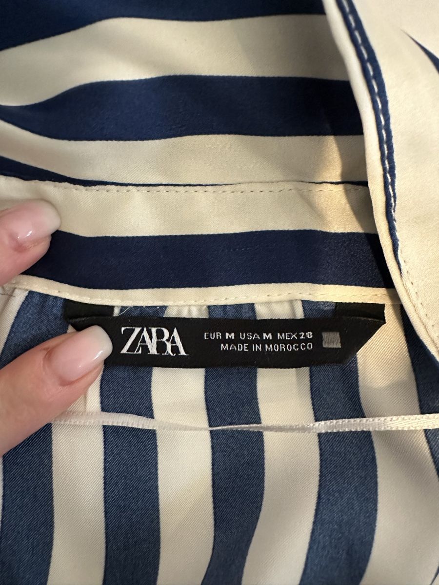 Zara Camicette: Zara Bluse Gestreift, Gr. M, Sommerlich & Elegant! – Usato da Uster venduto da sus_s85n 2