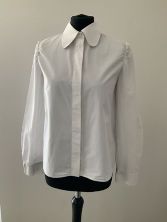 COS Bluse Weiss Grösse 36 guter Zustand 100% Baumwolle