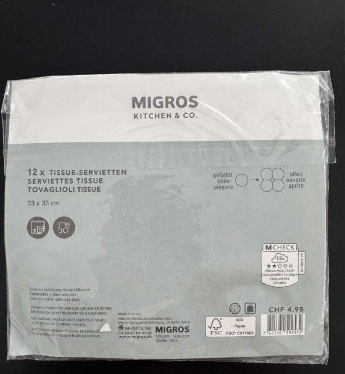 Migros Servietten: Servietten Gänseblümchen | NEU! – Neu und originalverpackt aus Sins von sum_lv6d 1