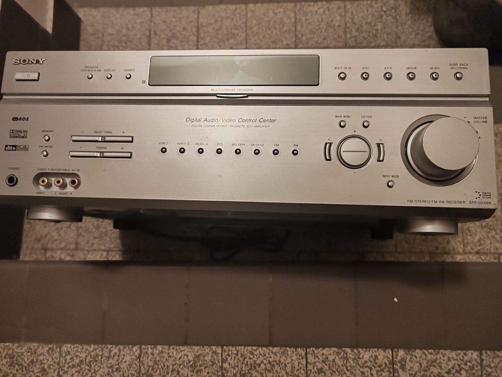 Sony Ricevitori: Sony STR-DE598 Digital Audio-Video Control Center Receiver – Usato da Wila venduto da neu_s8qs