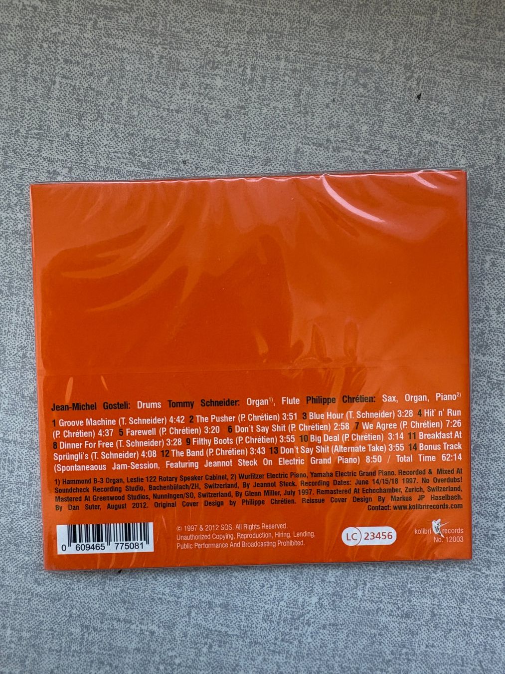 CD: SOS-CD VON TOMMY SCHNEIDER – PLAN B3 – Nuovo e nell'imballaggio originale da Seuzach venduto da torensu 1