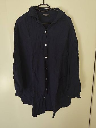 Sassy Classy - Musselinebluse dunkelblau - onesize