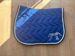 Tapis de selle bleu marine Penelope, parfait état!