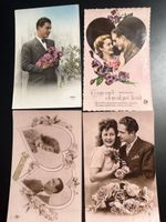 4 cartes postales de France date années 40