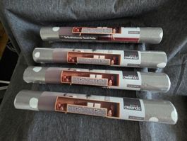 Crelando Selbstklebende Textil-Folie – 4 Rollen Bastelfolie