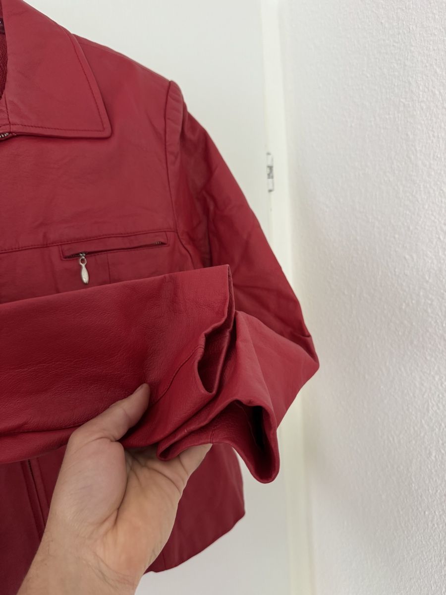 Giacche: Echte Lederjacke Rot, Damen, Gr. 40 fit M – Nuovo (secondo la descrizione) da Wetzikon ZH venduto da Jan_wojt 3